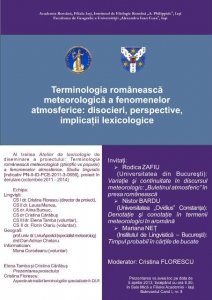 Afis Terminologia romaneasca