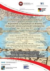 Afis conferinta Regionalism si regionalizare
