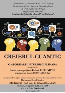 Afis conferinta creierul cuantic