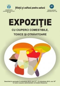 Afis expozitie ciuperci