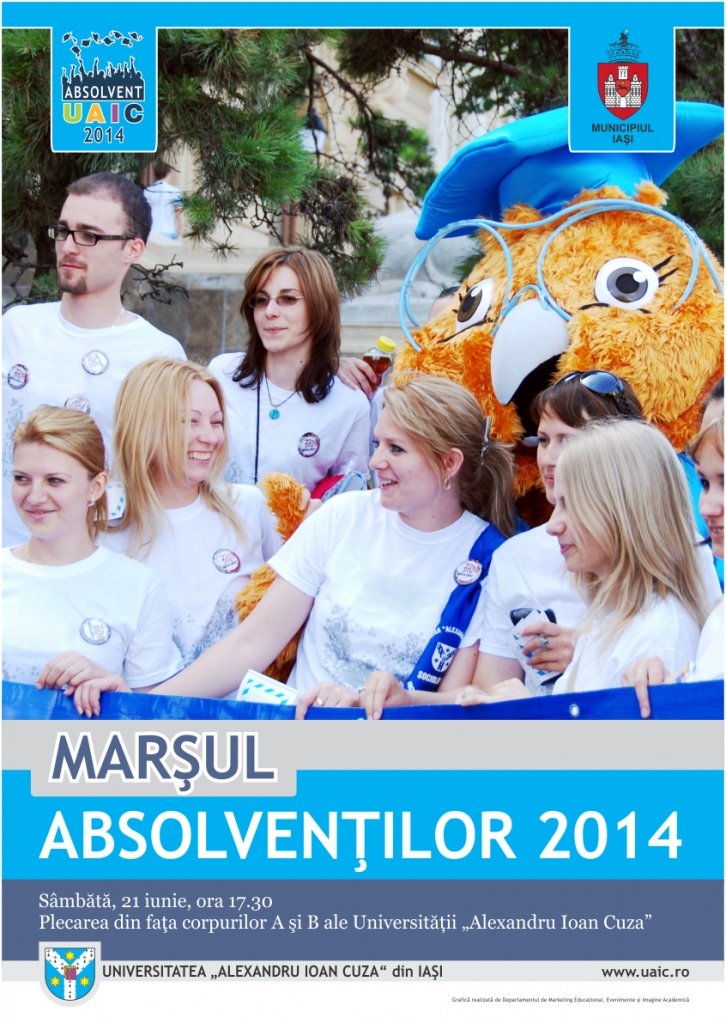 afis marsul absolventilor 2014