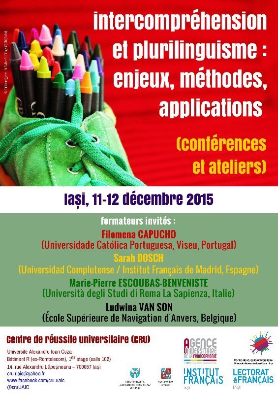 Intercompréhension et plurilinguisme (CRU UAIC, 11-12.12.2015) - afis