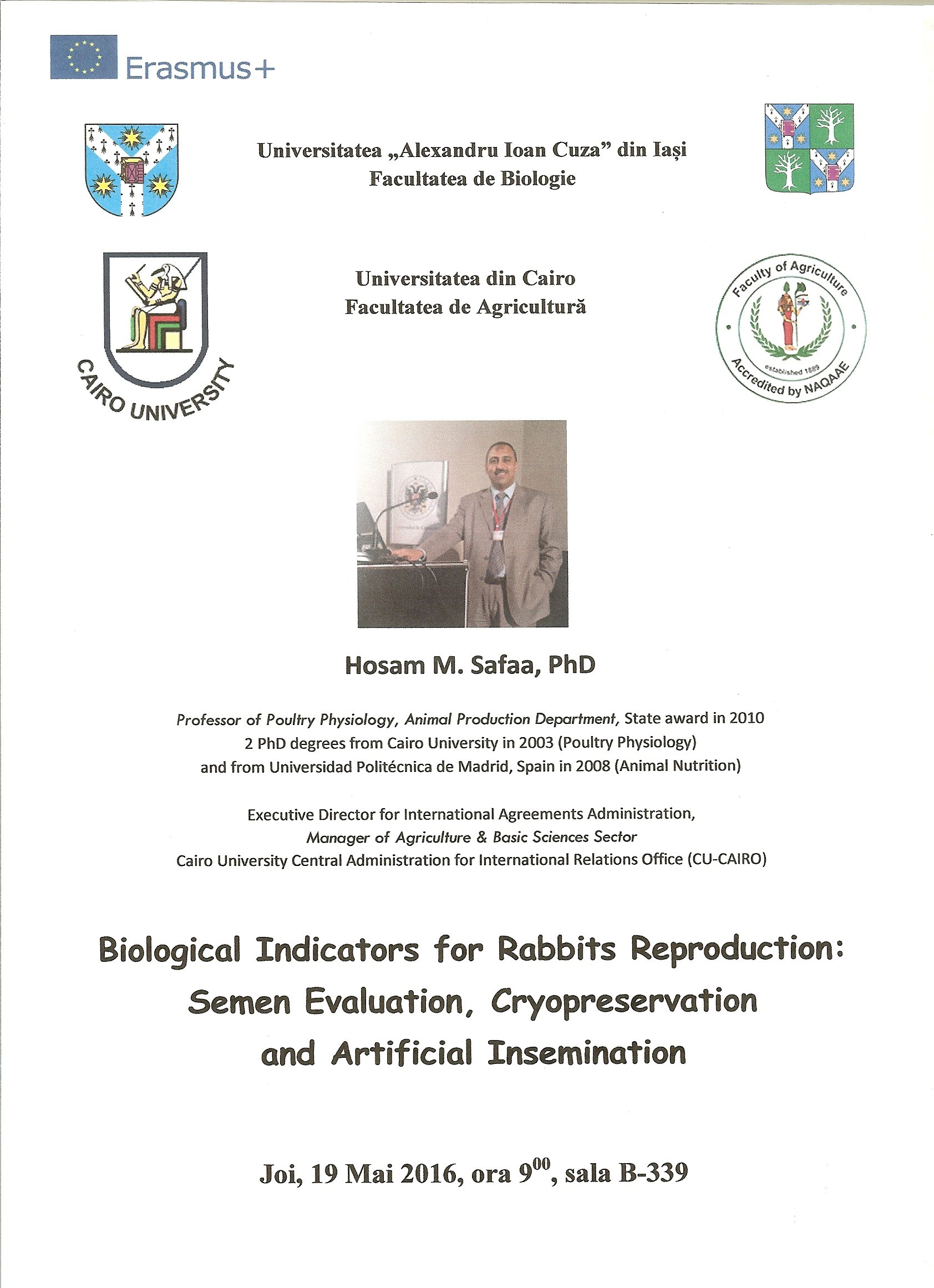 Conferinta Hosam M. Safaa