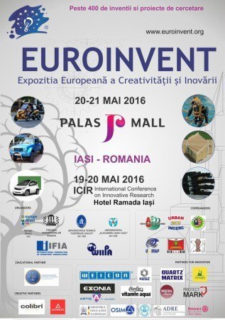 EUROINVENT 2016: Patru medalii de aur, două de bronz și Diploma de Excelență, acordate unor lucrări publicate de Editura Universităţii „Alexandru Ioan Cuza” din Iaşi