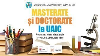 UAIC își prezintă oferta studiilor de masterat și doctorat