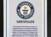 UAIC a primit certificatul GUINNESS WORLD RECORDS™ pentru cea mai mare lecție de educație financiară din lume