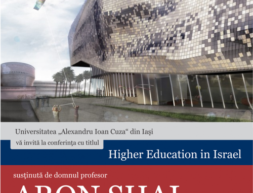 Conferinţă: Aron Shai, rectorul Universităţii Tel Aviv