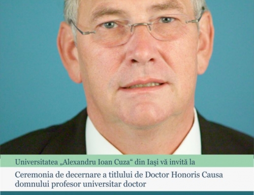 Decernarea titlului de Doctor Honoris Causa Profesorului Wolfgang DAHMEN, Universitatea „Friedrich Schiller” din Jena, Germania