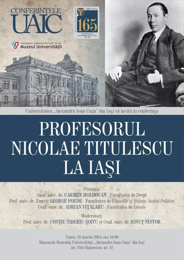 Conferința „Profesorul Nicolae Titulescu la Iași”
