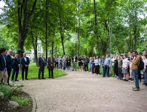 UAIC a inaugurat parcul de pétanque și calisthenics