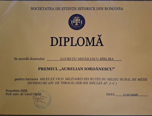 Doi profesori de la Facultatea de Istorie a UAIC, distinși cu premii ale Societății de Științe Istorice din România