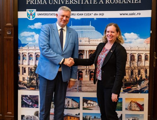 Alys Spensley, Consilier pentru Diplomație Publică al Ambasadei SUA, în vizită la UAIC